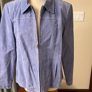 New with Tags Geoffrey Beene Suede Lavender Women's Blazer